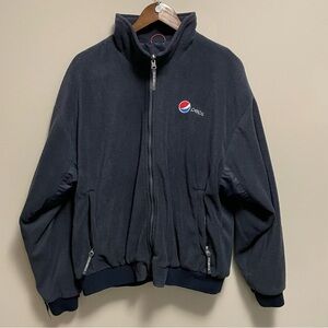 Pepsi Stormtech Navy Blue Fleece Full Zip Jacket Men’s Large